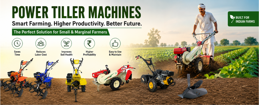How Power Tiller Machines Are Revolutionizing Small and Marginal Farming