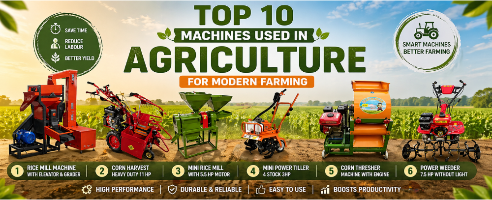 Top 10 Machines Used in Agriculture for Modern Farming