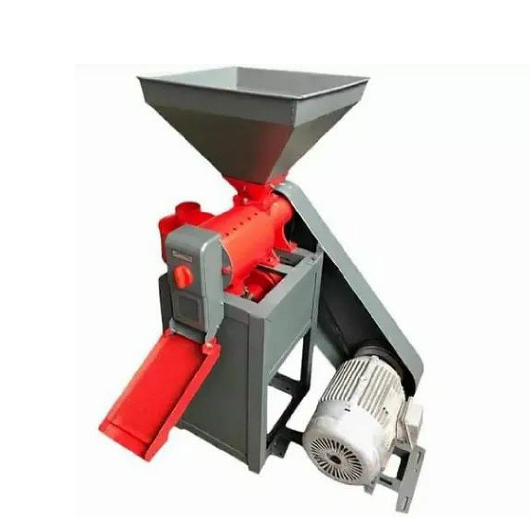 6N70 Mini Rice Mill With Motor 10 HP CROMPTON