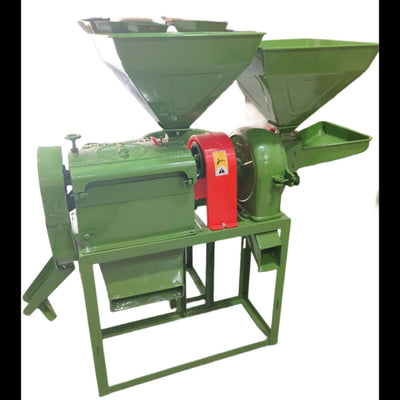 6W300 Mini Rice Mill With 5.5 HP Motor