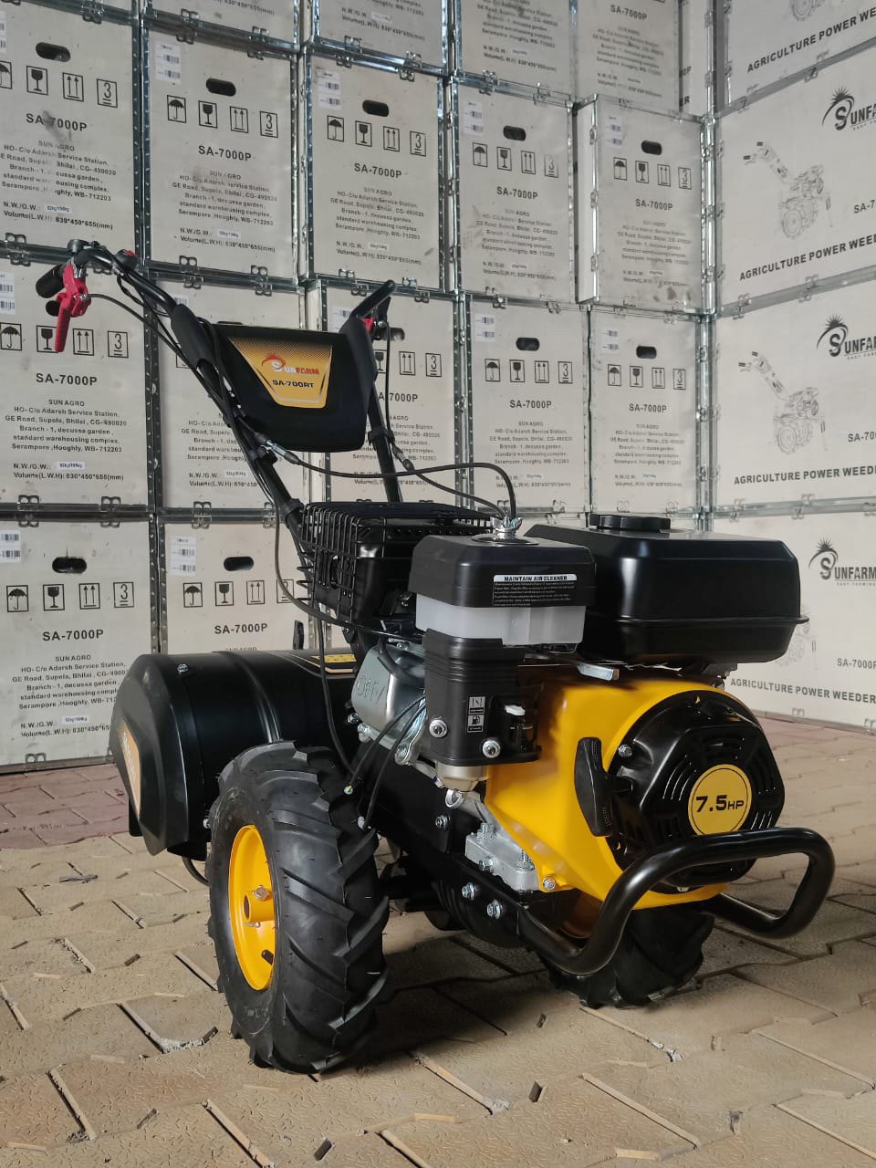 7.5 HP Back Rotary Petrol Engine Power weeder