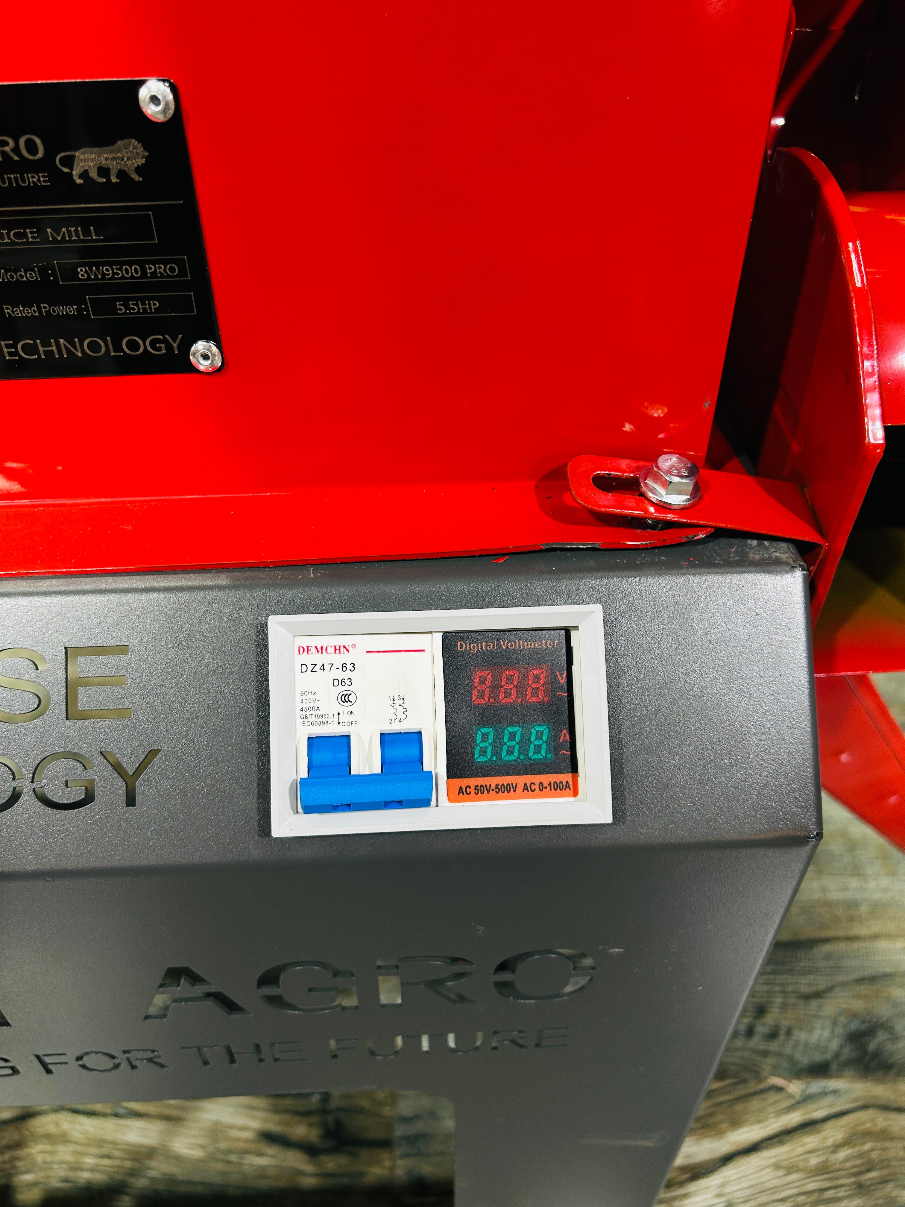 8w8500 Pro Single Rice Mill With Motor 5.5 HP